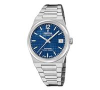 Festina Swiss Made Automatik Damen Armbanduhr Edelstahl 316L Silber - Saphirglas Hohe Widerstandsfähigkeit - Wasserdicht bis 10 ATM - Kalender F20029/4