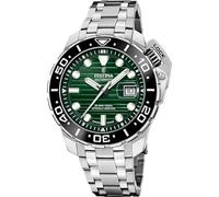 Festina Swiss Made Automatik Herrenuhr Edelstahl 316L Silber - Datum - Saphirglas, Wasserdicht 30 ATM - F20043/4 Automatic