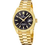 Festina Herrenuhr Quarz Goldfarben/Schwarz mit Saphirglas F20086/B