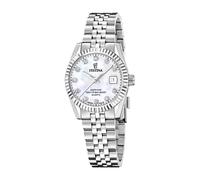Festina Damenuhr Quarz Stahl/Perlmutt mit Saphirglas F20087/1