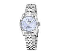 Festina Damen-Quarzuhr Stahl/Hellblau mit Saphirglas F20087/3