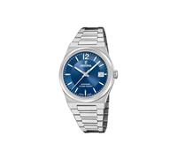 Festina Swiss Made Damen Armbanduhr Edelstahl 316L Silber - Quarzwerk - Saphirglas Resistent - Wasserdicht bis 10 ATM - Kalender F20035/4 - Rive Collection
