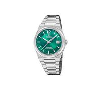 Festina Damenuhr F20035/5 Rive Swiss Made Quarz 316L Edelstahl Saphirglas Datum 10 ATM Grün