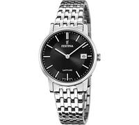 Festina Swiss Made Damenuhr Analog aus Edelstahl 316l Silberfarben