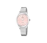 Festina Swiss Made Damenuhr Analog aus Edelstahl 316l Silberfarben