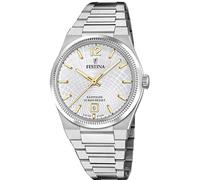 Festina Swiss Made Damenuhr Analog aus Edelstahl 316l Silberfarben