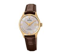 Festina Swiss Made Damenuhr Analog aus Leder Braun