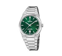 Festina Swiss Made Herrenuhr Analog aus Edelstahl 316l Silberfarben