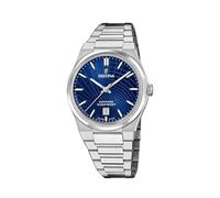 Festina Swiss Made Herrenuhr Analog aus Edelstahl 316l Silberfarben