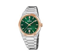 Festina Swiss Made Herrenuhr Analog aus Edelstahl 316l Silberfarben | Quarzwerk, Kalender, Robustes Saphirglas, Wasserdicht 10 ATM F20065/3 Rive Collection