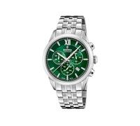 Festina Swiss Made Herrenuhr Analog Edelstahl 316L Silber - Quarz Chronograph, Datum - Saphirglas, Wasserdicht 10 ATM - F20040/3 Chrono