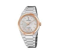 Festina Swiss Made Herrenuhr Analog Edelstahl 316L Silber - Quarz Datum - Saphirglas, Wasserdicht 10 ATM - F20065/1 Rive Collection
