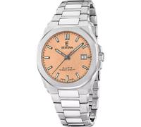 FESTINA Swiss Made Herrenuhr, Edelstahl, Zifferblatt Braun - F20100/6