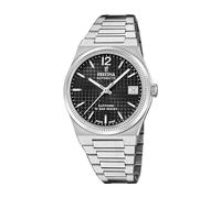 Festina Swiss Made Uhr Automatik Damen aus Edelstahl 316l Silberfarben