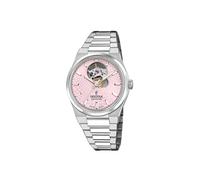 Festina Swiss Made Uhr Automatik Damen aus Edelstahl 316l Silberfarben