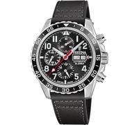 Festina Swiss Made Uhr Automatik Herren aus Leder Schwarz Uhr Analog