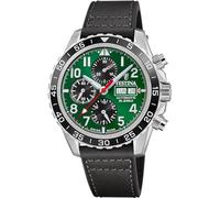Festina Swiss Made Uhr Automatik Herren aus Leder Schwarz Uhr Analog