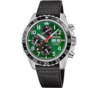 Festina Swiss Made Uhr Automatik Herren aus Leder Schwarz Uhr Analog