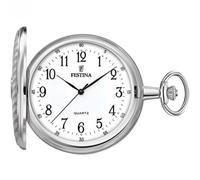 Festina Taschenuhr mit Kette F2021/1 Herrenuhr Weiss
