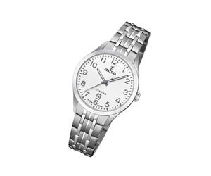 Festina Titan Damen Uhr F20468/1 Analog Armband-Uhr silber Klassik UF20468/1