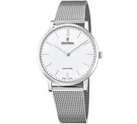 Festina Uhr Für Herren F20014/1 Swiss Made Silber Edelstahl Case SilberEdelstahl Band
