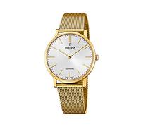 Festina Uhr Für Herren F20022/1 Swiss Made Gold Edelstahl Case GoldEdelstahl Band