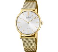 Festina Uhr Für Herren F20022/1 Swiss Made Gold Edelstahl Case GoldEdelstahl Band
