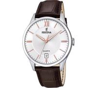Festina Uhr Herren F20426/4 Leder, Braun, Quarz