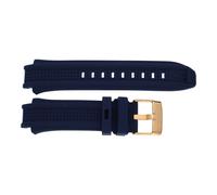 Festina Uhrband F20524/1-2 Edelstahl, Kautschuk blau
