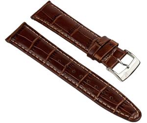 Festina Uhrenarmband Leder 21mm Braun Kroko-Optik F16372/3