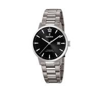 FESTINA F20435/3 Uhr Herrenuhr Titan Datum Silber