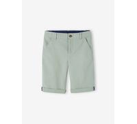 Festliche Jungen Shorts, Bundweite verstellbar salbeigrün Gr. 134 von vertbaudet