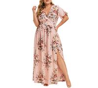 Festliche Kleider FüR Damen GroßE GrößEn,Chiffonkleid FüR Mollige Frauen