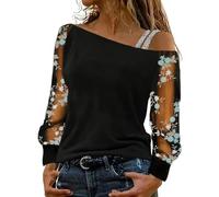 Festliche Oberteile Damen Glitzer Pullover Elegant Silvester Outfit Damenpullover Langarm Elegant Glitzer Oberteil Pailletten Shirt Glitzer Bluse Große Größen Festliche Tunika Glitzeroberteil