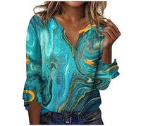 Festliche Oberteile Damen Tshirt elegant Womens Dressy Tops Elbow Sleeve Women hemdbluse lang jeanshemd Sommerhose