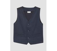 Festliche Weste mit Rückenteil aus Taft navy 98