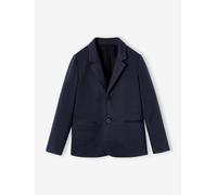 Festliches Jungen Sakko mit Fischgrätmuster blau Gr. 140 von vertbaudet