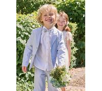 Festliches Jungen-Set: Sakko, Hemd, Hose & Fliege himmelblau Gr. 92/98 von Vertbaudet
