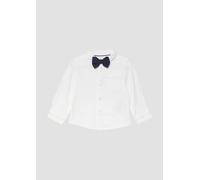 Festliches Langarm-Hemd aus Jersey mit abnehmbarer Fliege 68 weiß 2173664.0100.68