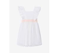 Festliches Mädchen Volantkleid, Musselin & Tüll weiß Gr. 122 von Vertbaudet