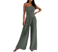Festliches Outfit Damen, Jumpsuit Sommer Einteiler Overall Jumpsuits Hochzeit Anzug Romper Playsuit Hosenanzug Outfits Kleidung Festlich Party Elegant Festival Jumpsuit Damen Elegant Hochzeit