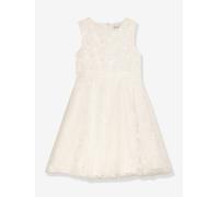 Festliches Spitzenkleid mit Tüll Kommunionkleid Mädchen DANAMADE wollweiß Gr. 128