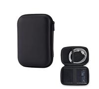 Festplattentasche Für 2,5 Zoll HDD und SSD - Robust & Stoßsicher Hülle Für Portable/Extreme Portable SSD Externe Festplatte - Hart Reise Tragen Etui - Schwarz