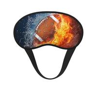 Feuer-Fußball,Vollständige Augenabdeckungen, lichtundurchlässige Schlafmasken, Verdunkelungs-Augenschützer