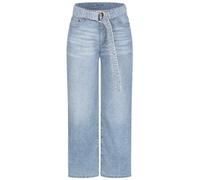 Feuervogl Flora | Wide Leg | High Waist | Ankle | Hemp Denim blue 40