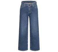 Feuervogl Flora | Wide Leg | High Waist | Ankle | Hemp Denim Medium blue 40