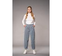 Feuervogl fv-Bel:la | Balloon | High Waist I Breitkord hellgrau (silver grey) 34