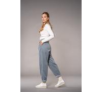 Feuervogl fv-Bel:la | Balloon | High Waist I Breitkord hellgrau (silver grey) 40