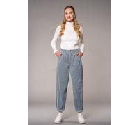 Feuervogl fv-Bel:la | Balloon | High Waist I Breitkord Stone Grey 34
