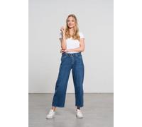 Feuervogl fv-Flo:ra | Wide Leg | High Waist | Ankle | Hemp Denim | Medium Blue Medium blue 42